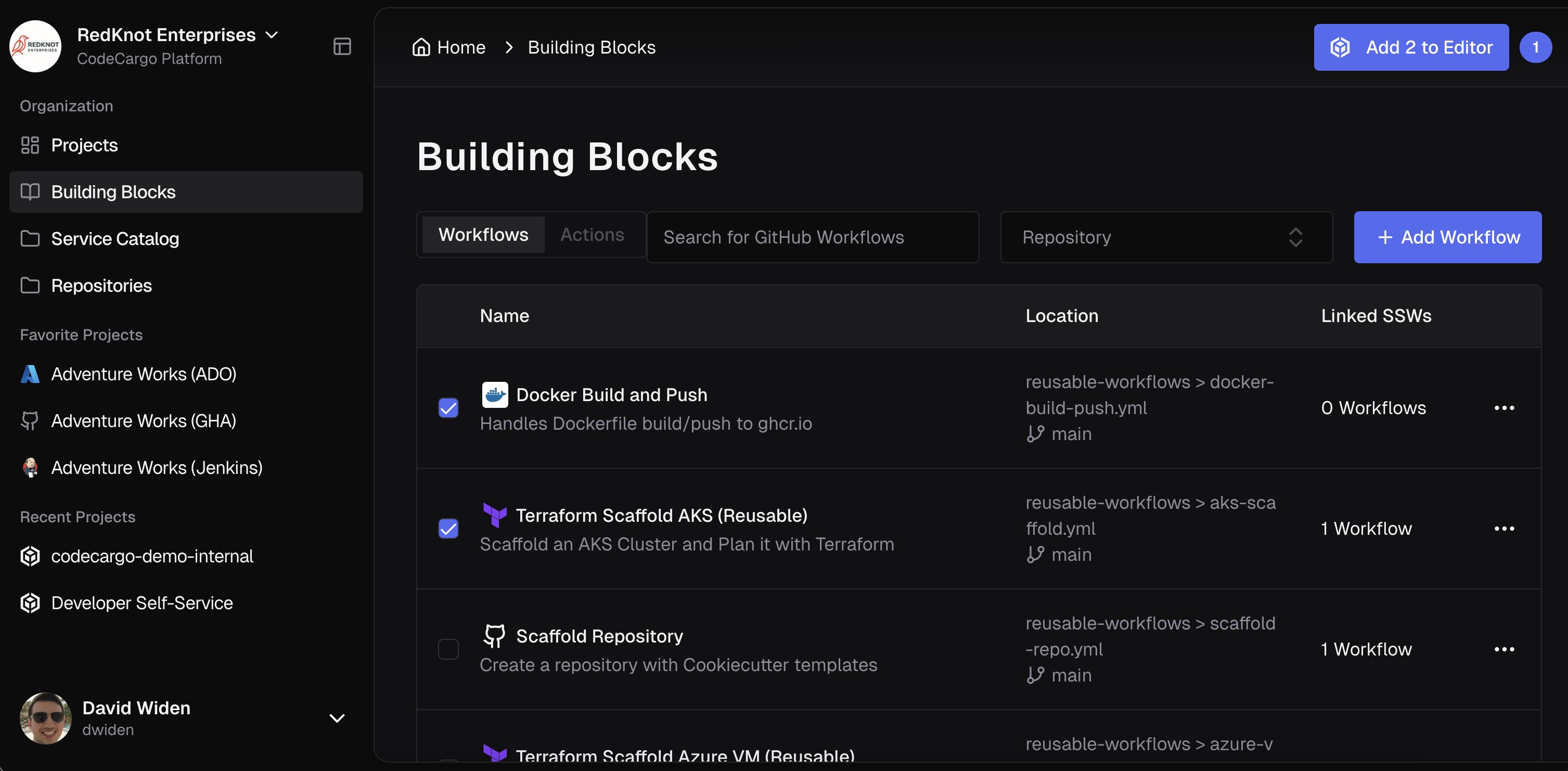 add multiple files to the editor