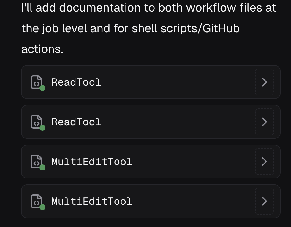 tool call response from AI agent